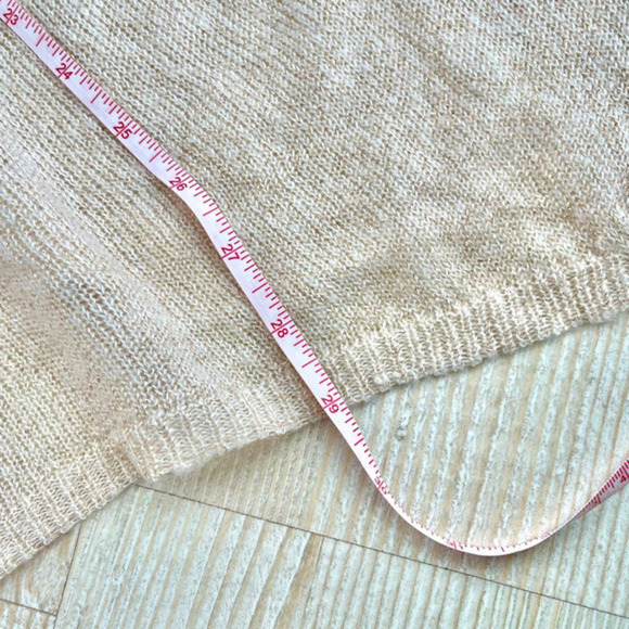 Nine West Cowl Neck Tunic Sweater | Ivory/Gold Size M - Picture 9 of 9